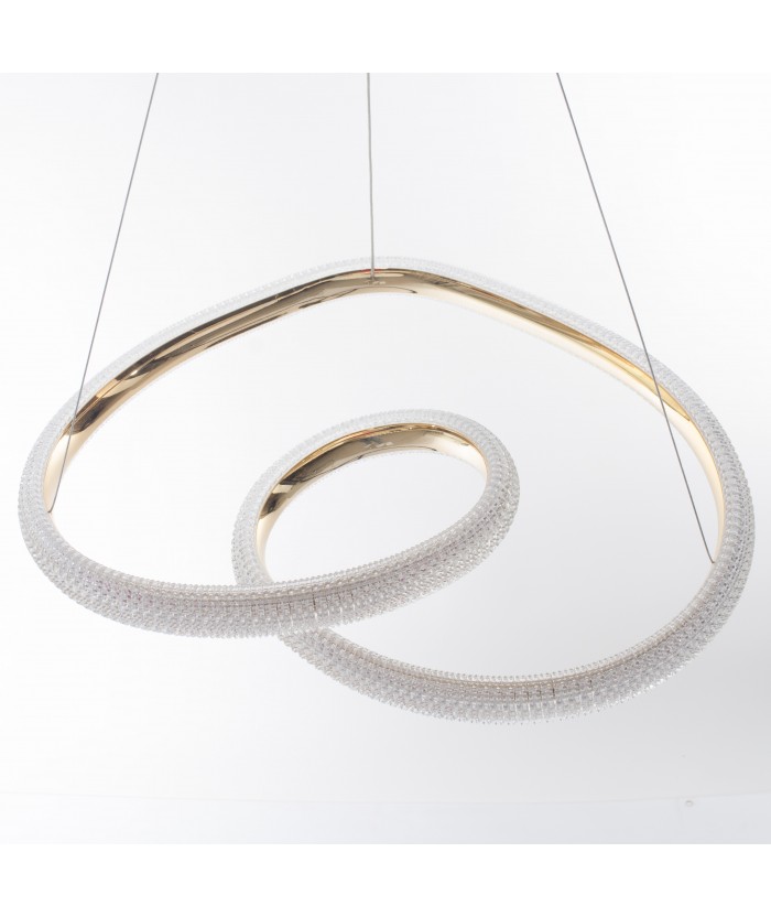 Suspension Moderne Design Forme de Cœur Vague