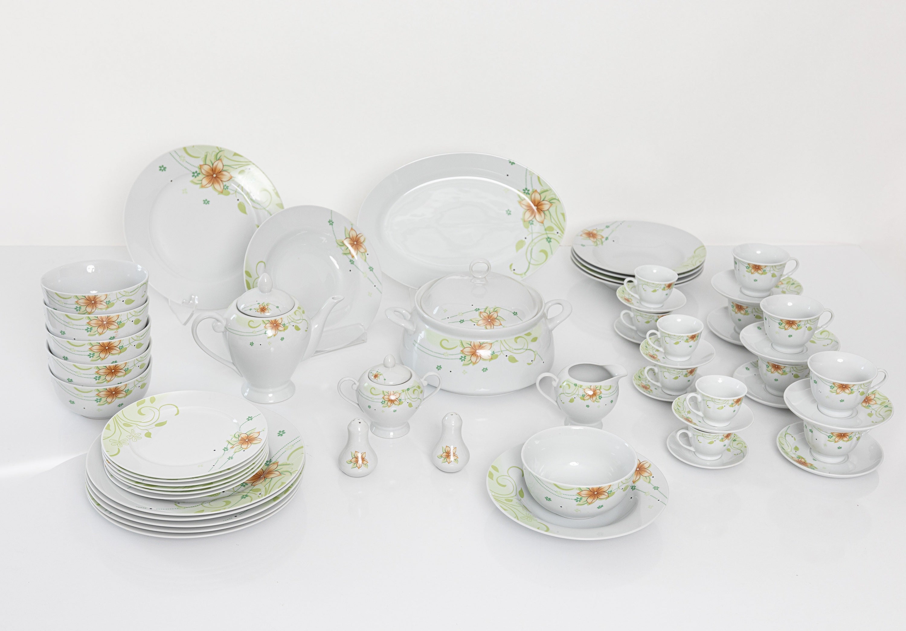Service à table 58 pcs en porcelaine