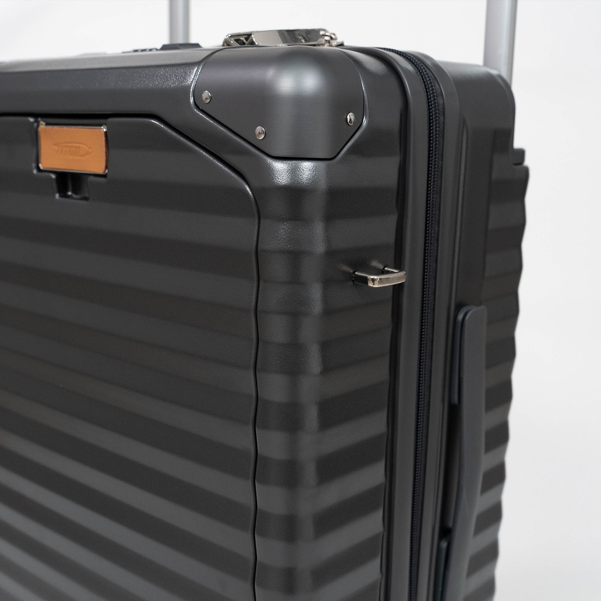 Valise Cabine TITOU Smart Pro – TSA, Port USB, Compartiment Laptop & Porte Goblet - Gris