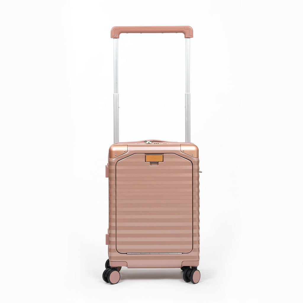 Valise Cabine TITOU Smart Pro – TSA, Port USB, Compartiment Laptop & Porte Goblet - Rose Gold