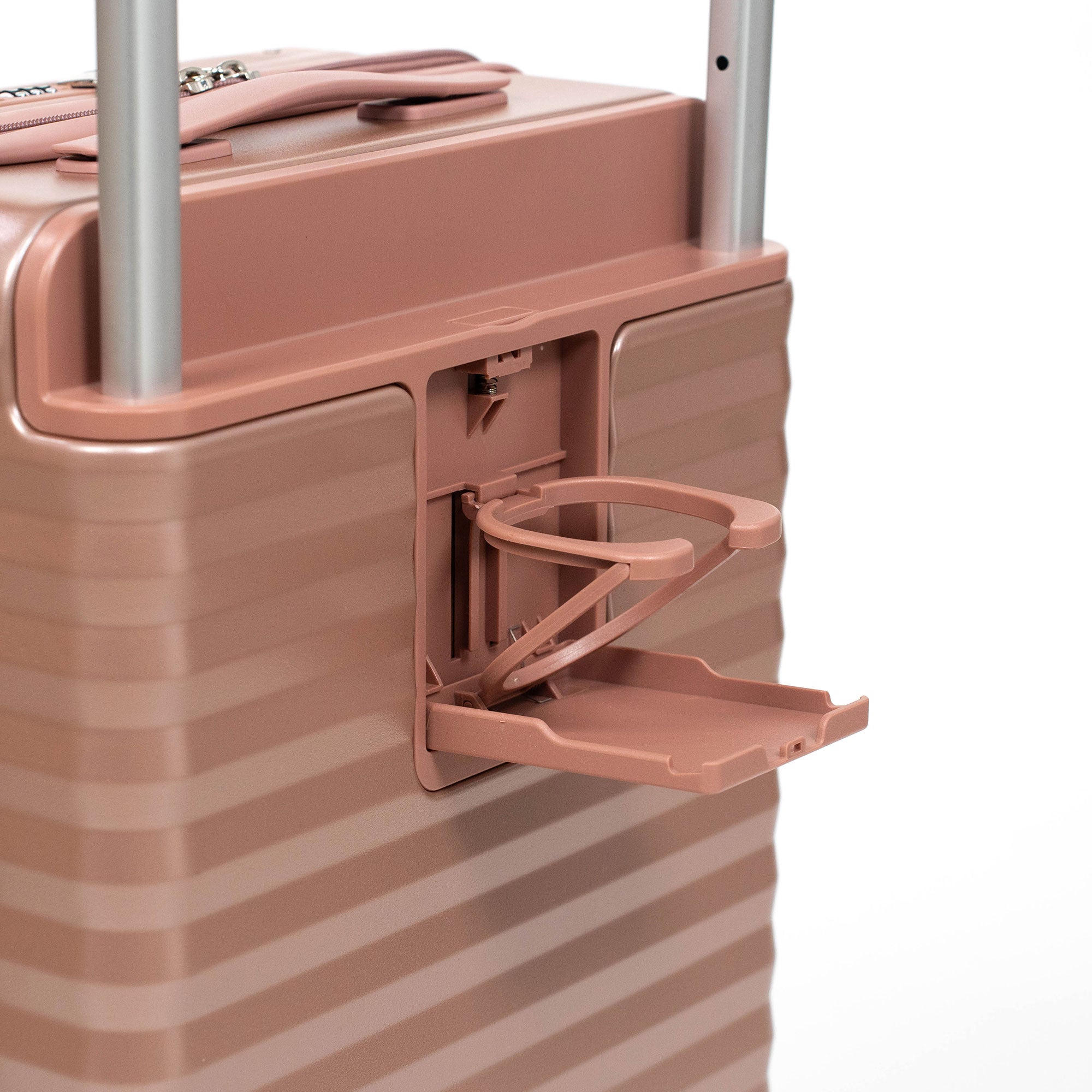 Valise Cabine TITOU Smart Pro – TSA, Port USB, Compartiment Laptop & Porte Goblet - Rose Gold
