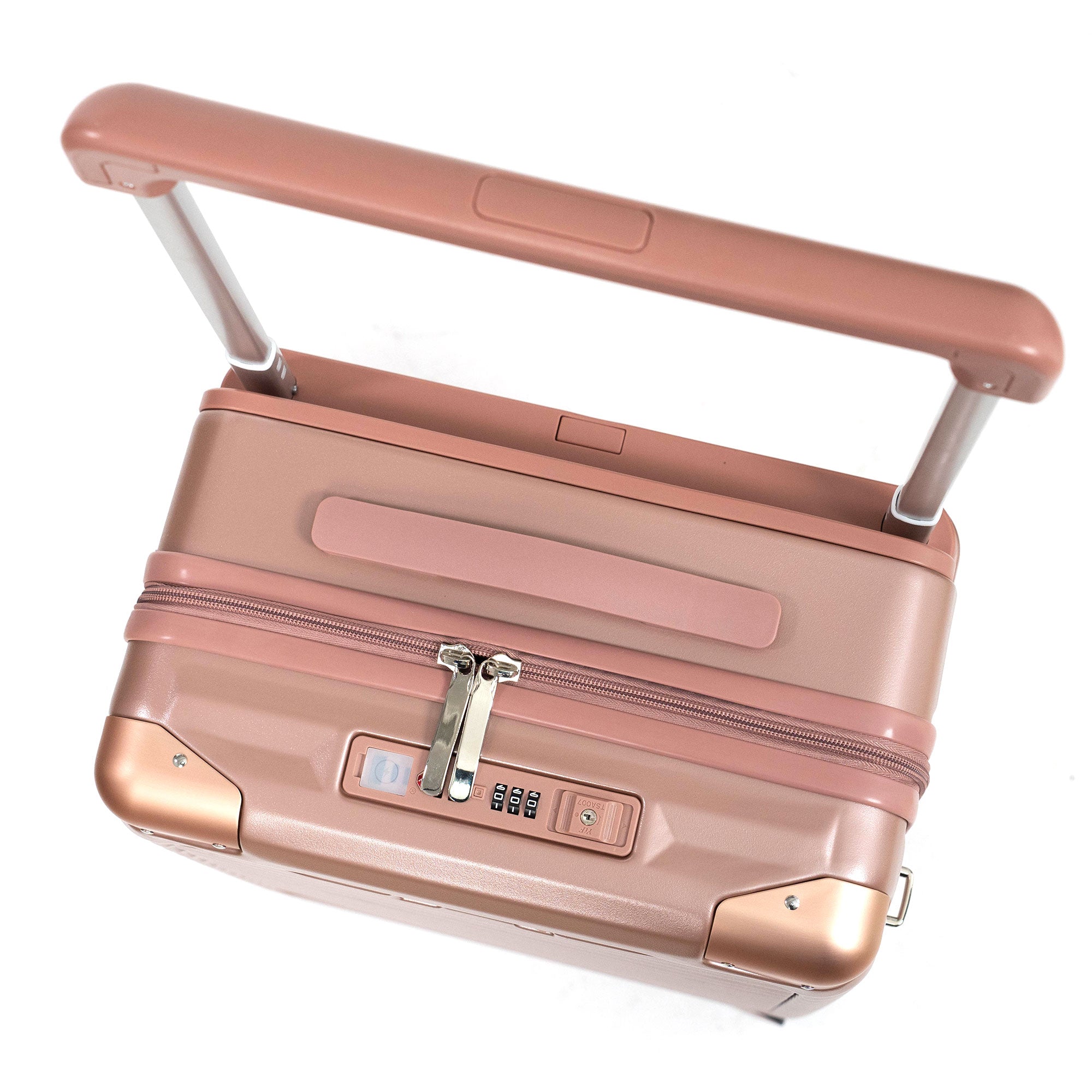 Valise Cabine TITOU Smart Pro – TSA, Port USB, Compartiment Laptop & Porte Goblet - Rose Gold