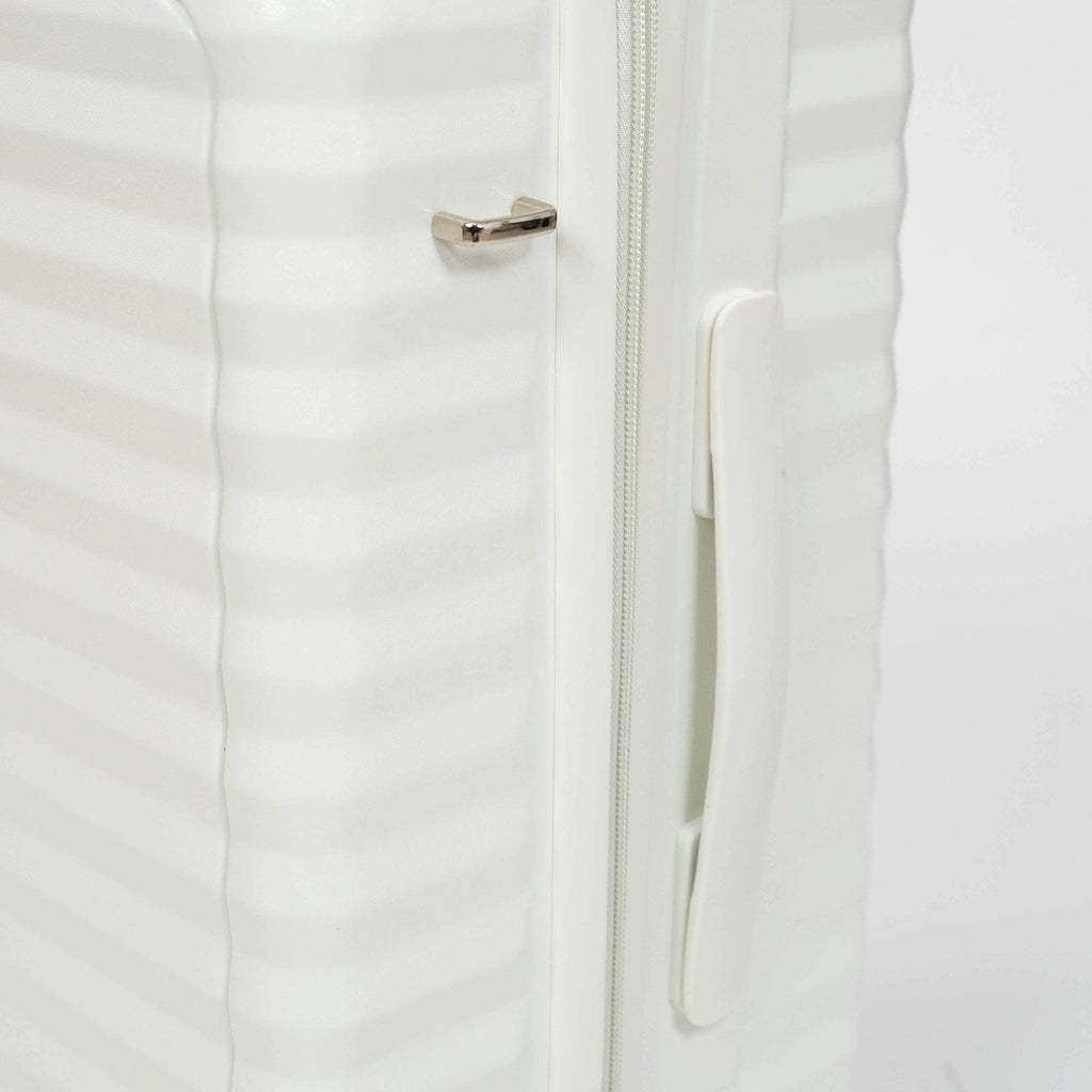 Valise Cabine TITOU Smart Pro – TSA, Port USB, Compartiment Laptop & Porte Goblet - Blanc