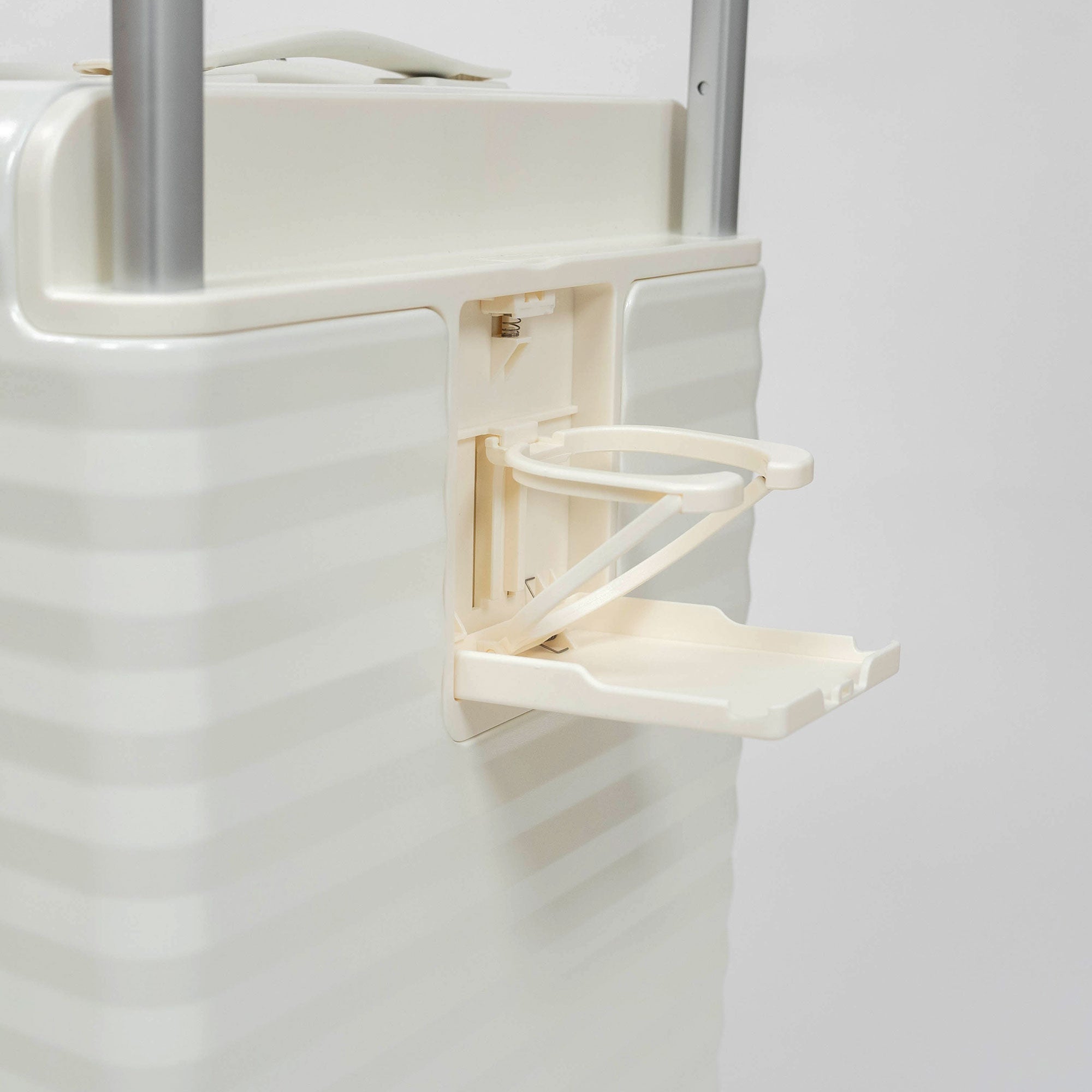 Valise Cabine TITOU Smart Pro – TSA, Port USB, Compartiment Laptop & Porte Goblet - Blanc