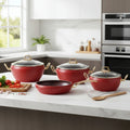 Batterie de cuisine 7 pièces OMS 3058 – Rouge