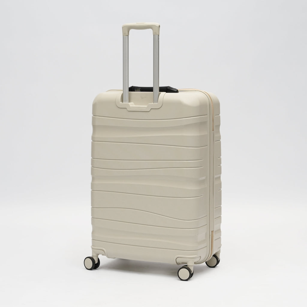 Set de 3 valises Titou avec pèse-bagages intégré et port USB intégré - Beige
