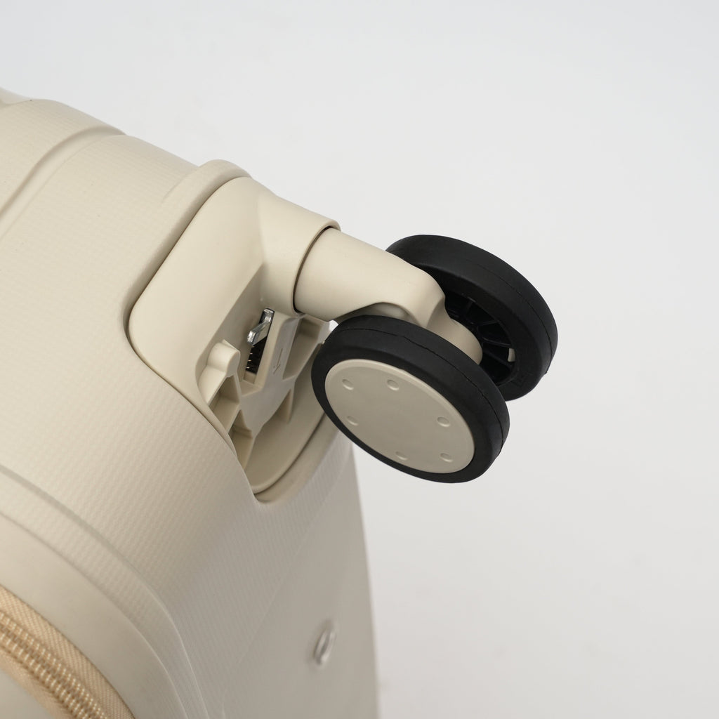 Set de 3 valises Titou avec pèse-bagages intégré et port USB intégré - Beige