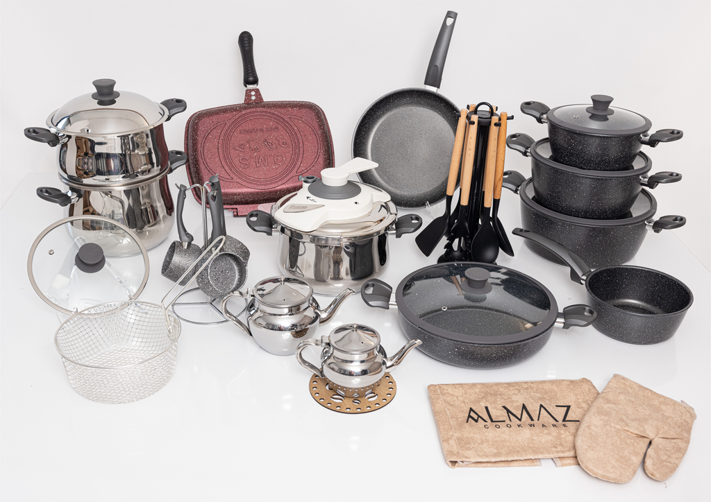 Service Granite 38 PCS ALMAZ - Noir