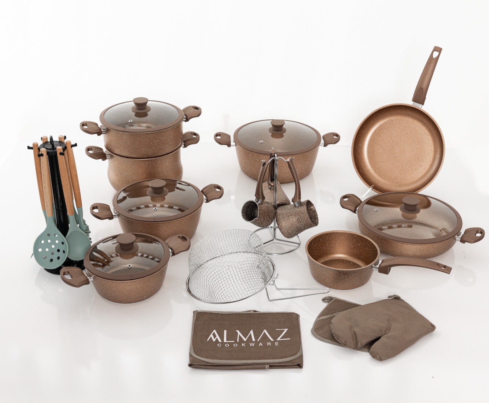 Batterie Granite Almaz 29 Pièces - Bronze