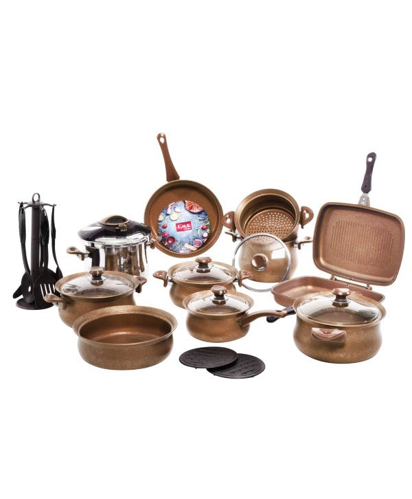 Batterie granite OMS 24 pièces - Bronze