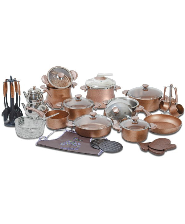 Batterie OMS 38 pièces granite - Bronze