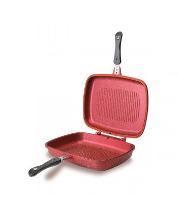 Grille Double Face Granite OMS - rouge