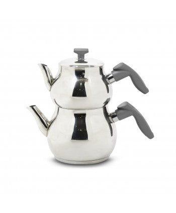 Pot de Thé en Inox - Gris